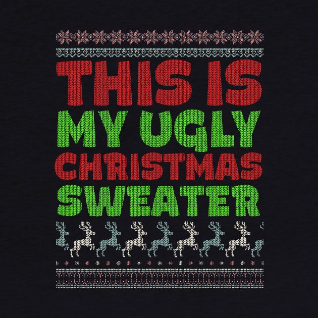 Funny Christmas Ugly Christmas Sweater Holiday Gifts by thuden1738